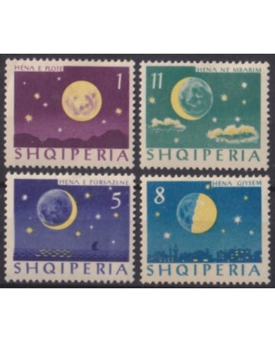 F-EX59608 ALBANIA MNH 1964 SPACE PLANET COSMOS ASTRONAUTICS.