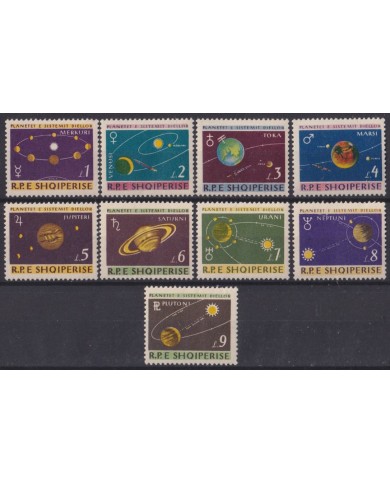 F-EX59607 ALBANIA MNH 1964 SPACE PLANET COSMOS ASTRONAUTICS.