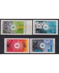 F-EX59616 GERMANY MNH 1973 PROTECTION OF ENVIRONMENT BIRD POLLUTION FISH.