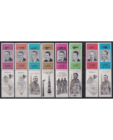 F-EX58464 SAUDI ARABIA RAS AL KHAIMA MNH 1965 US COSMONAUTICS SPACE APOLLO COSMOS. F-EX58464 SAUDI ARABIA RAS AL KHAIMA MNH 1965 US COSMONAUTICS SPACE APOLLO COSMOS.