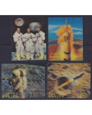 F-EX59633 BHUTAN MNH 3D SCIENTIFIC SPACE EXPLORATION SATELLITE COSMOS.
