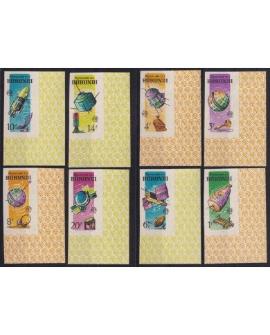 F-EX58470 BURUNDI MNH 1965 IUT IMPERF SCIENTIFIC SPACE EXPLORATION SATELLITE COSMOS.