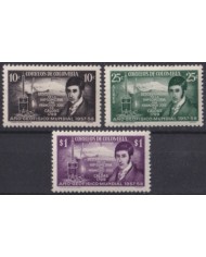 F-EX59651 COLOMBIA MH 1957 HIPSOMETRIA FRANCISCO JOSE CALDAS SCIENTIFIC SPACE SATELLITE COSMOS.