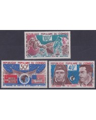 F-EX59654 CONGO MNH 1974 GAGARIN ARMSTRONG LEONOV SCIENTIFIC SPACE COSMOS.