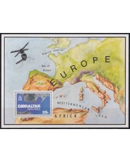 F-EX58475 GIBRALTAR MNH 1978 FROM SPACE MAP SATELLITE.
