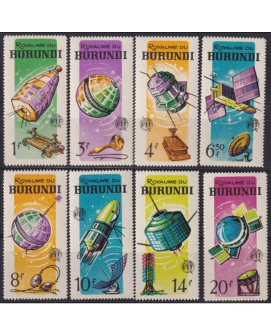 F-EX58469 BURUNDI MNH 1965 UIT SATELLITE COSMOS SPACE.