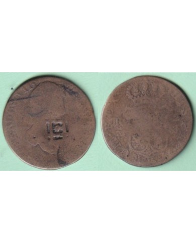 1841-MN-21 CUBA SPAIN 1841 2r FERNANDO VII MADRID COUNTERMARK OF TRINIDAD VIQUE.