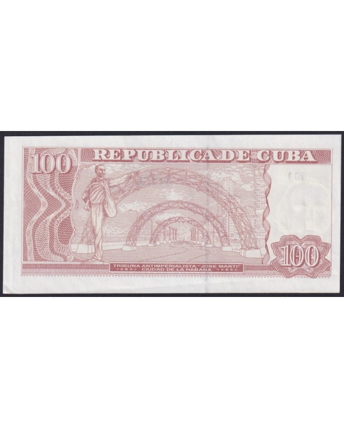 2023-BK-10 CUBA 100$ 2023 CARLOS MANUEL DE CESPEDES CUT ERROR ERROR DE CORTE UNC UNCIRCULATED.
