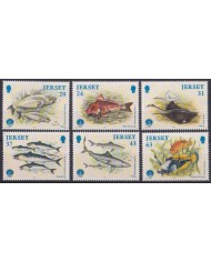 F-EX59983 UK ENGLAND JERSEY MNH 1998 MARINE WILDLIFE SHARK MACKEREL FISH OCEAN YEAR.