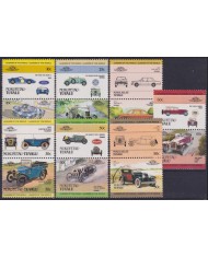 F-EX56469 TUVALU NUKUFETAU MNH BUGATI FORD BMW OLD CAR AUTOMOVILE.
