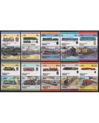 F-EX55811 TUVALU NUKULAELAE MNH 1974 OLD RAILROAD RAILWAYS FERROCARRIL CHEMIS DE FER.