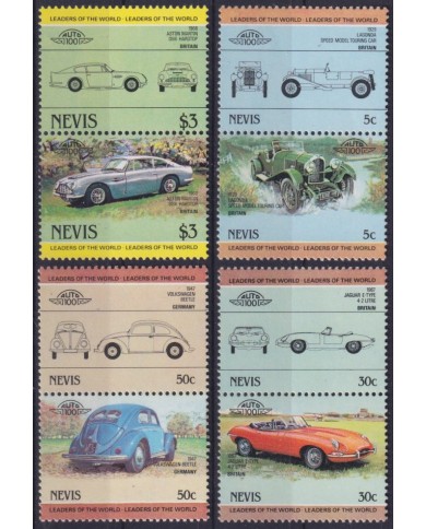 F-EX56451 GRENADINES & ST VINCENT MNH 1984 JAGUAR ASTON MARTIN CAR AUTOMOVILE.