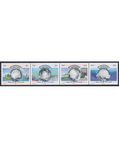 F-EX59994 WALLIS ET FUTUNA MNH 2017 SHIP FISH METEOROLOGICAL TRIP.