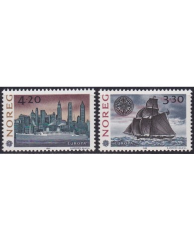 F-EX59950 NORWAY NORGE NOREG MNH 1992 EUROPA DISCOVERY SHIP COLUMBUS.