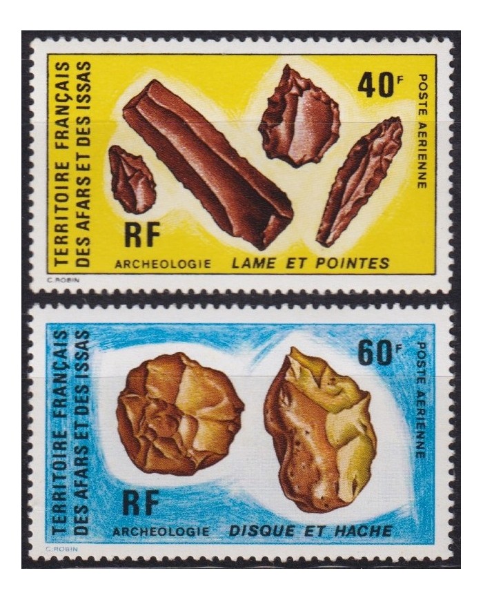 F-EX60144 AFARS ET DES ISSAS SOMALIA 1973 MNH ARCHAELOGY PREHISTORIC ARTEFACTS +20€.