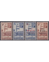 F-EX60156 COTE DES SOMALIS FRENCH SOMALIA 1941-44 MH WWII MOSQUEE OVERPRINT.