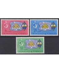 F-EX60162 TRINIDAD & TOBAGO IS MNH 1964 GIRL GUIDE SCOUT GOLDEN JUBILEE SET.