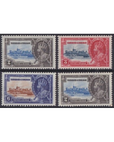 F-EX60165 TRINIDAD & TOBAGO IS 1935 MH GEORGE V SILVER JUBILEE.
