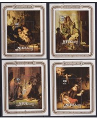 F-EX60173 NIUE MNH 1981 CHRISTMAS NAVIDAD ART PAINTING REMBRANDT.