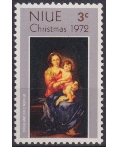 F-EX60175 NIUE MNH 1972 CHRISTMAS NAVIDAD ART PAINTING CORREGGIO.