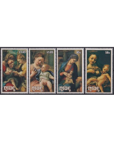F-EX60176 NIUE MNH 1985 CHRISTMAS NAVIDAD ART PAINTING CORREGGIO.