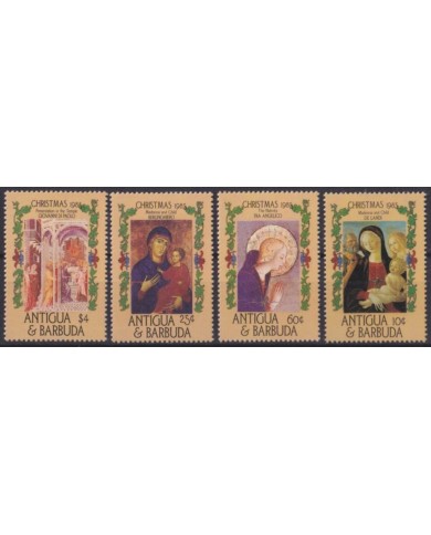 F-EX60183 ANTIGUA & BARBUDA MNH 1985 CHRISTMAS NAVIDAD ART PAINTING FRA ANGELICO DI PAULO.
