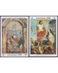 F-EX60186 TURKS & CAICOS MNH 1990 CHRISTMAS NAVIDAD ART PAINTING RUBENS.