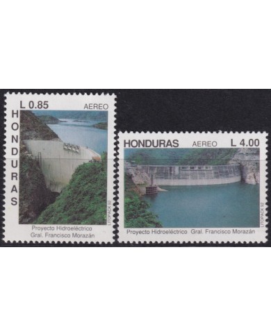 F-EX59504 HONDURAS 1992 MNH HYDROELECTRIC PROYECT FRANCISCO MORAZAN.