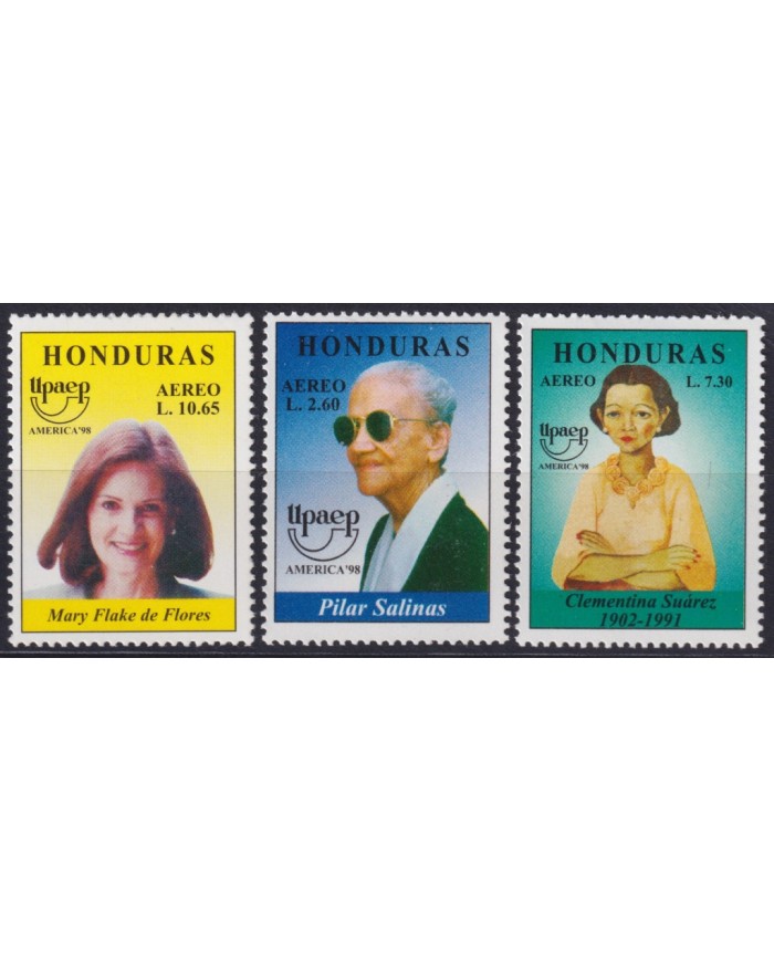 F-EX59499 HONDURAS 1999 MNH UPAEP FAMOUS WOMAN.