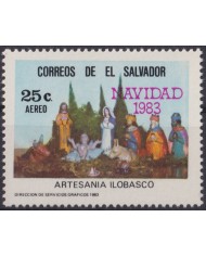 F-EX59273 EL SALVADOR 1983 MNH CHRISTMAS NAVIDAD ILOBASCO POTTERY.