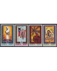 F-EX59223 SAMOA I SISIFO 1975 MNH CHRISTMAS NAVIDAD RELIGION DRAWING.