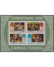 F-EX59193 SAMOA I SISIFO 1974 MNH CHRISTMAS NAVIDAD RUBENS TITIAN LOTTO SEBASTIANO.