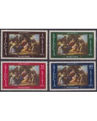 F-EX59236 STA LUCIA 1972 MNH CHRISTMAS NAVIDAD ART PAINTING SEBASTIANO RICCI.