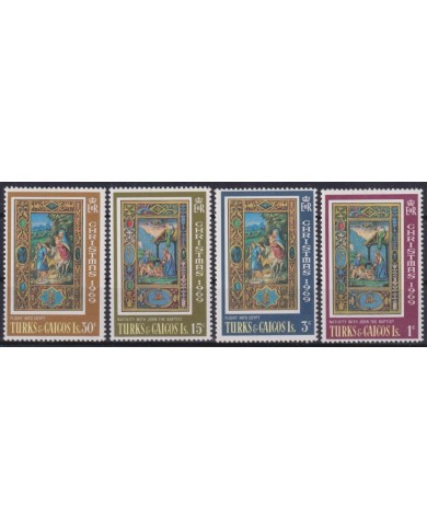 F-EX59133 TURKS & CAICOS 1969 MNH CHRISTMAS NAVIDAD.