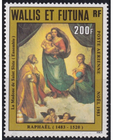 F-EX59117 WALLIS ET FUTUNA 1983 MNH CHRISTMAS NAVIDAD ART PAINTING RAPHAEL.