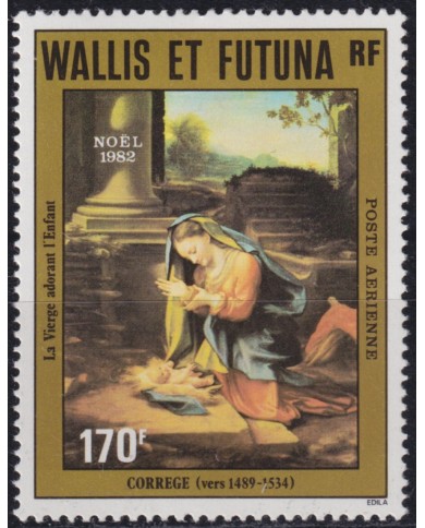 F-EX59118 WALLIS ET FUTUNA 1982 MNH CHRISTMAS NAVIDAD ART PAINTING CORREGGIO.