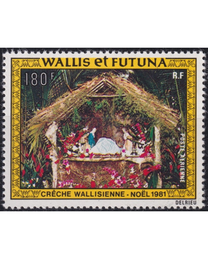 F-EX59119 WALLIS ET FUTUNA 1981 MNH CHRISTMAS NAVIDAD ART NATIVITY.