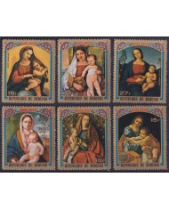 F-EX57026 BURUNDI 1973 MNH CHRISTMAS NAVIDAD ART PANTING RAPHAEL TITIAN BELLINI.