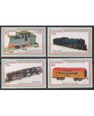 F-EX60203 GRENADA MNH 1992 TOYS TRAIN RAILROAD RAILWAYS LOCOMOTIVE RAILWAYS.