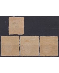 F-EX60356 CHILE 1905-08 JUAN FERNANDEZ OVERPRINT COLUMBUS.