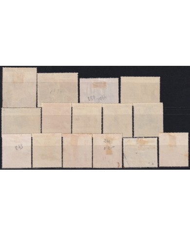 F-EX59799 COLOMBIA 1951 AIRMAIL SET USED +70€.