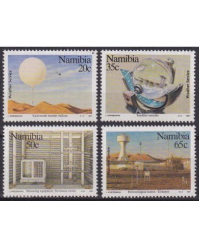 F-EX60249 NAMIBIA MNH 199 WHEATHER SERVICE SPACE INSTRUMENTS COSMOS.