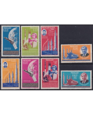 F-EX60263 PARAGUAY MNH 1964 VON BRAUN CONQUEST OF SPACE COSMOS ASTRONAUTICS.