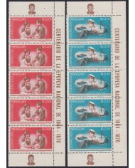 F-EX59743 PARAGUAY MNH 1965 JFK MEMORIAL KENNEDY SPACE COSMOS TRIP OF 5.