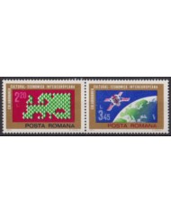 F-EX60284 ROMANIA MNH 1974 INTER EUROPA SPACE COSMOS SATELLITE.