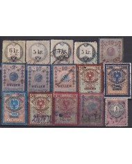 F-EX18053 AUSTRIA HUNGARY REVENUE STAMPS.
