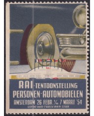F-EX19093 NEDERLAND NETHERLAND CINDERELLA RAI AUTOMOVIL AUTO CAR 42x56mm.