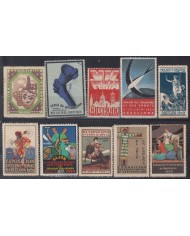 F-EX15285 ESPAÑA SPAIN CINDERELLA LOT BARCELONA 1906-35. ORIGINAL GUM.