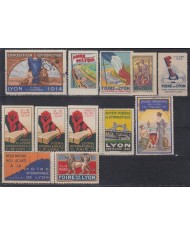 F-EX15328 FRANCE CINDERELLA LYON FAIR EXPO 1914-1948.