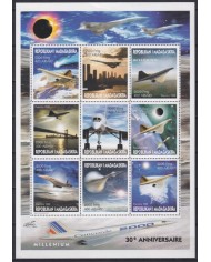 F-EX19248 MADAGASCAR MALGACHE MNH 1999 SPACIAL MAIL ROCKET SPACE.